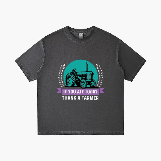 Thank a Farmer Thankful Person Gift Gradient T Shirts