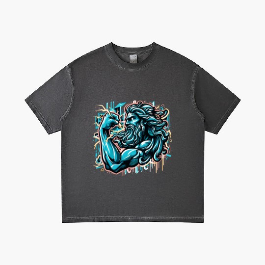 Zeus Lightning King Gradient T Shirts
