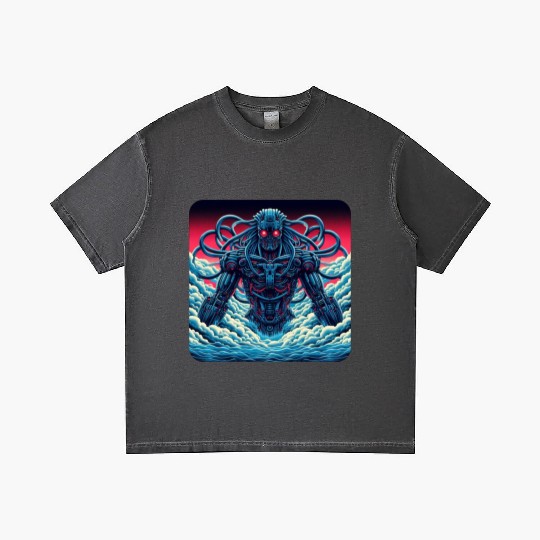 robot Gradient T Shirts