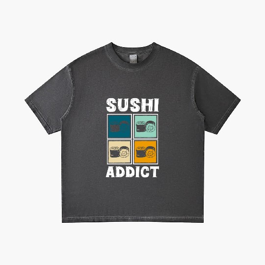 Sushi Delicious Kawaii Cuisine Gradient T Shirts