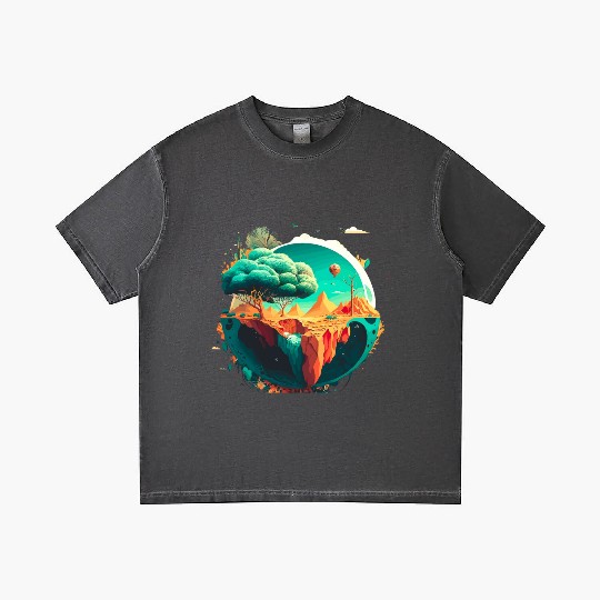 Green Earth Vibes: Eco-Friendly Gradient T Shirts