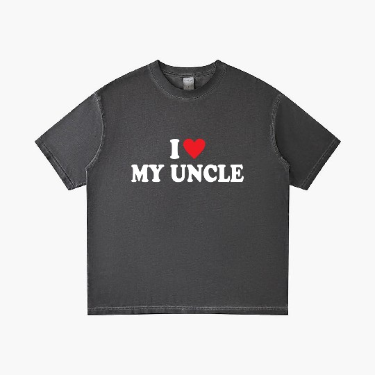 I Love My Uncle Gradient T Shirts