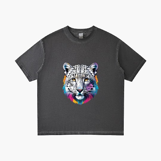 Snow Leopard Gradient T Shirts