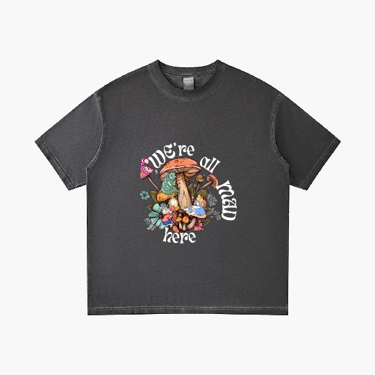 We're all Mad Here - Alice in Wonderland inspired Gradient T Shirts