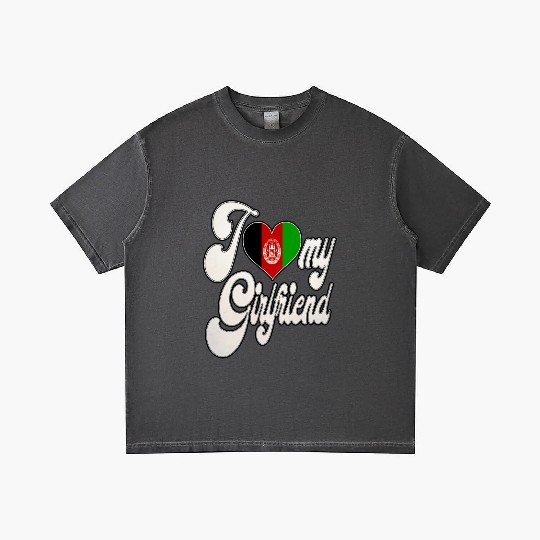 AfghanI Love My Afghanistan Girlfriend Gradient T Shirts