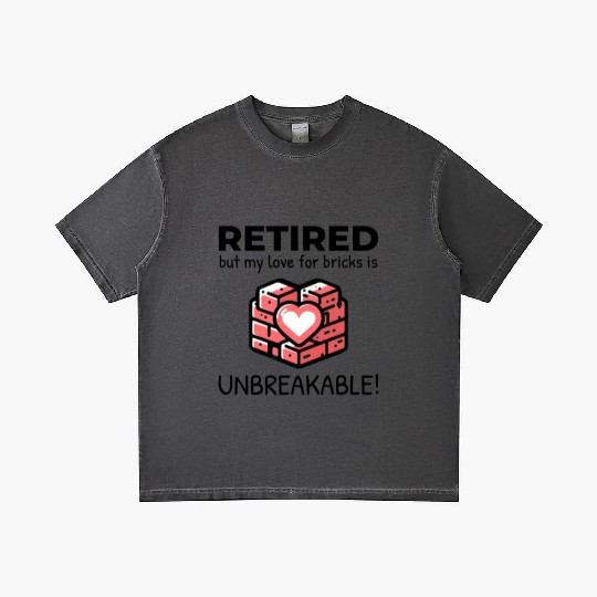 Unbreakable Brick Love: Retired Bricklayer Gradient T Shirts
