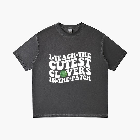 I Teach The Cutest Clovers In The Patch Disco Ball Gradient T Shirts