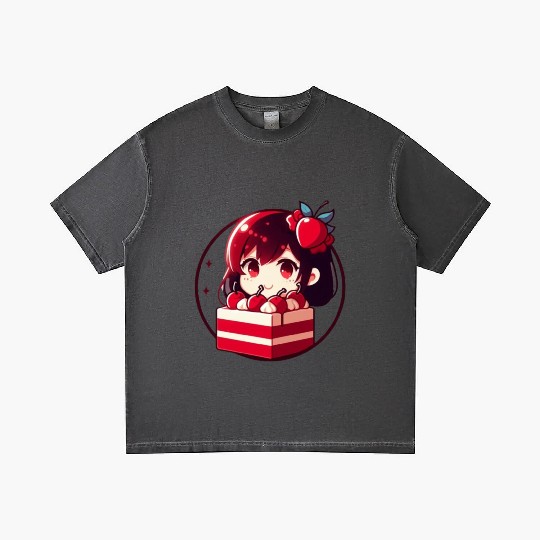 Red Velvet Cake Gradient T Shirts