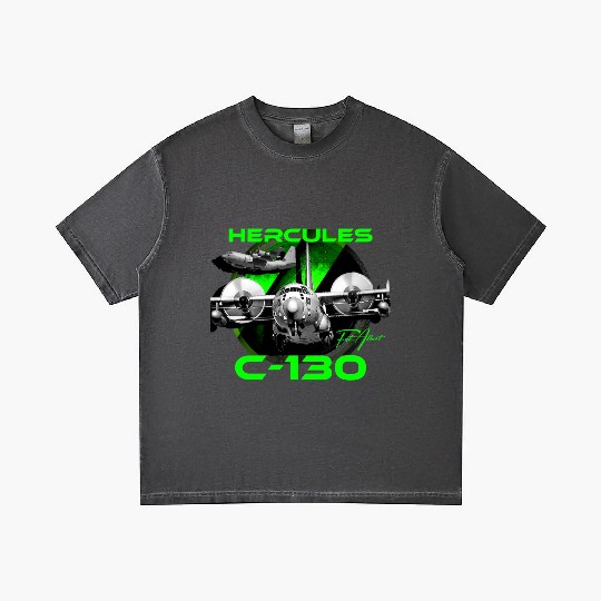 C-130 Hercules Military Aircraft Gradient T Shirts