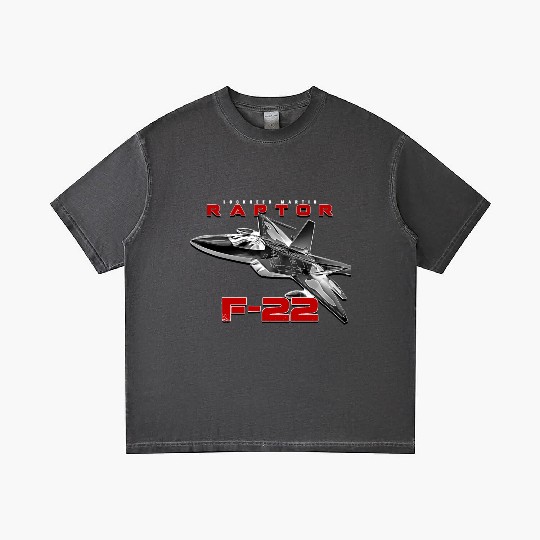 F-22 Raptor Fighterjet Us Air Force Warbird Gradient T Shirts