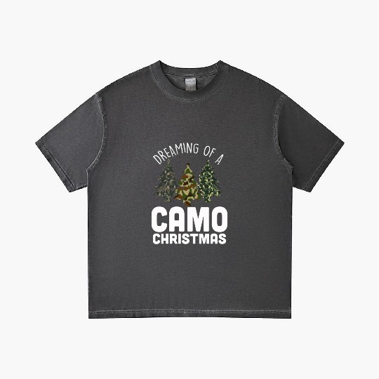 I'm Dreaming Of A Camo Christmas Camouflage Gradient T Shirts