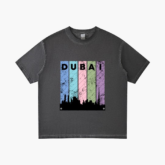 Dubai Love City Gradient T Shirts