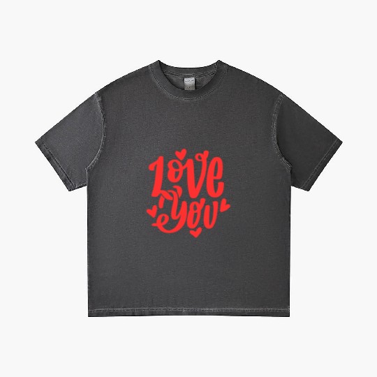 Love You Collection: Embrace Heartfelt Moments Gradient T Shirts