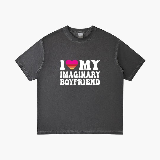 I Heart My Imaginary Bf Boyfriend I Love My Bf Gradient T Shirts