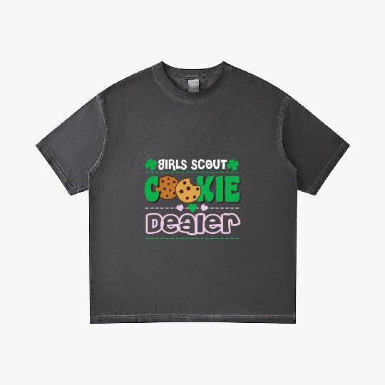 Cookie Dealer Scout for Girls Funny Scouting Gradient T Shirts