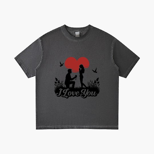 Love in Every Stitch: Valentine's Day Gradient T Shirts