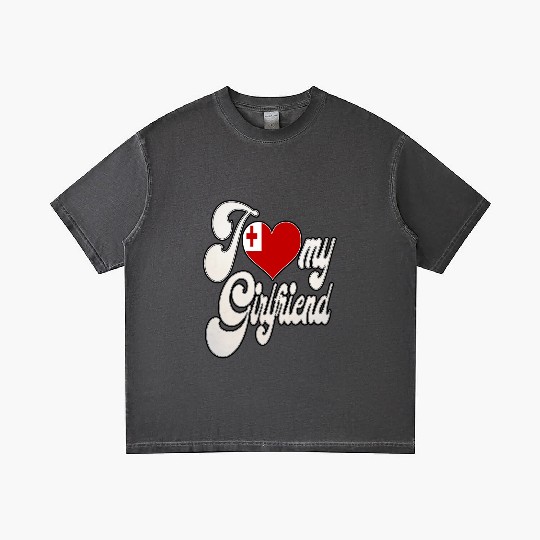 TongaI Love My Tongan Girlfriend Gradient T Shirts