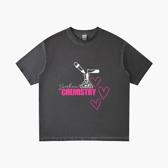 Sweetheart Chemistry Illustration Gradient T Shirts