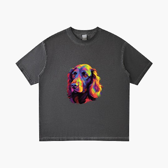 Watercolor Colorful Boykin Spaniel Gradient T Shirts