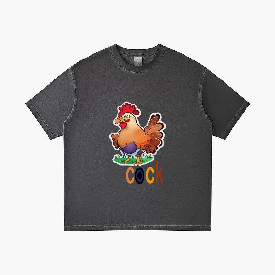 cute cock animal Gradient T Shirts
