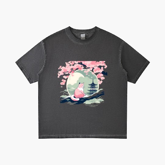 Sakura Serenity Gradient T Shirts