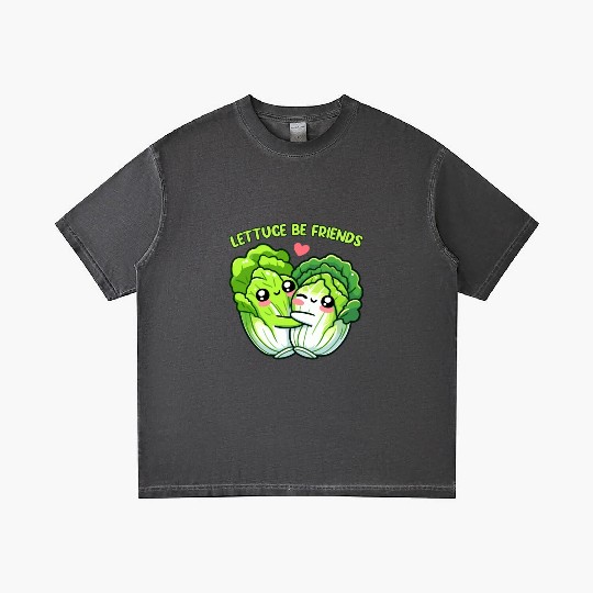 Lettuce Be Friends | Vegan Food Gradient T Shirts