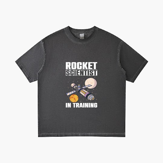 Rocket Scientist Studied Science In Training Gradient T Shirts