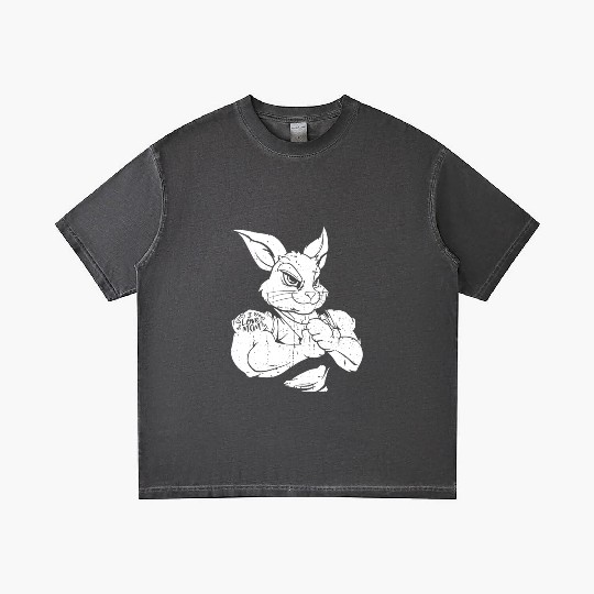 Rabbit Biceps Tattoo I Love Mom Gradient T Shirts