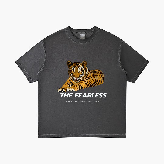 Be fearless Lion Style Logo powerful Gradient T Shirts