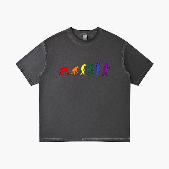 Rainbow Evolution Gradient T Shirts