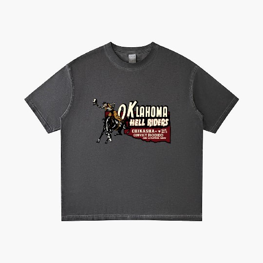 Vintage Convict Rodeo Oklahoma Gradient T Shirts