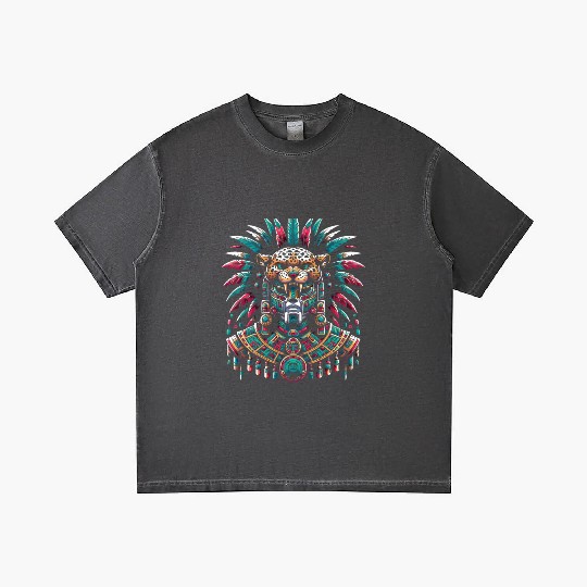 Aztec Jaguar Warrior Aztec Culture Indigenous Gradient T Shirts