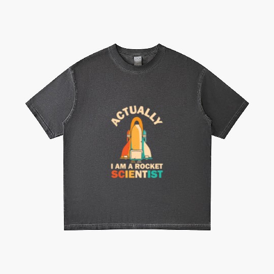 Retro Rocket Scientist Space Shuttle Gradient T Shirts