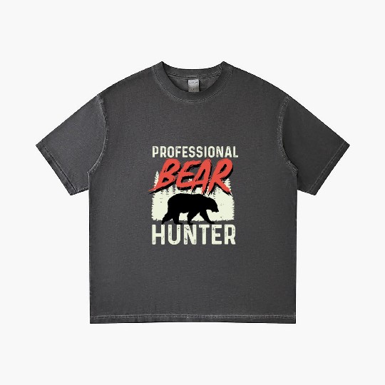 Professional Bear Hunter Hunter Gift Gradient T Shirts