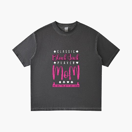 Classic Blackjack Player Mom The Card Game Lover Gradient T Shirts