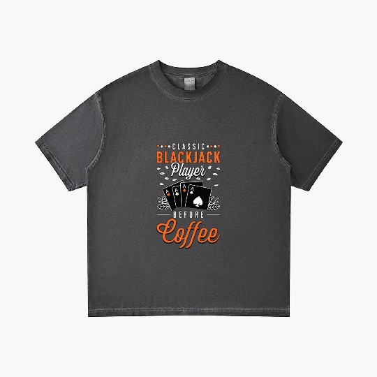 Classic Blackjack Player Before Card Game Coffee Gradient T Shirts
