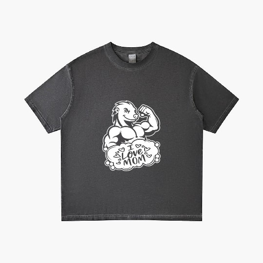 Honey Badge I Love Mom Gradient T Shirts