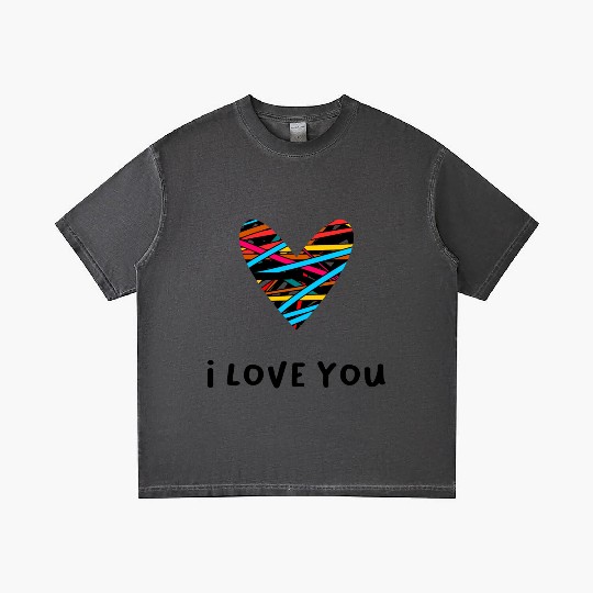 HEART. HEARTS. LOVE. VALENTINE'S DAY. I LOVE YOU. Gradient T Shirts