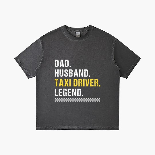 Dad Taxi Driver Gradient T Shirts
