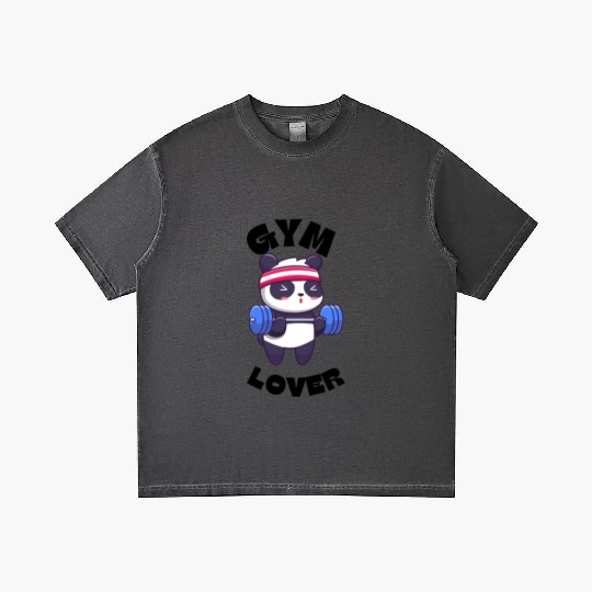 Panda Gym Lover Gradient T Shirts