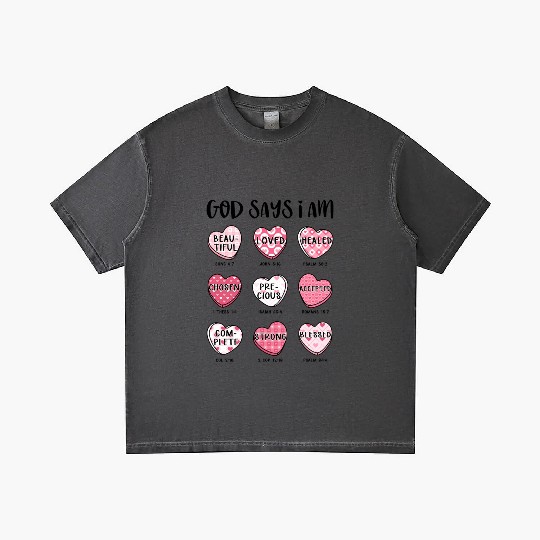 God says I am Precious Gradient T Shirts