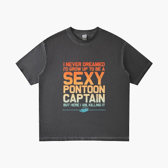 Sexy Pontoon Captain Gradient T Shirts