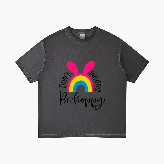 dont worry be hoppy.happy spring. EASTER Stickers Gradient T Shirts
