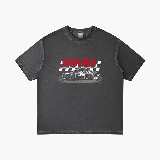 Racing Birthday Party Matching Family Car Pit Crew Gradient T Shirts
