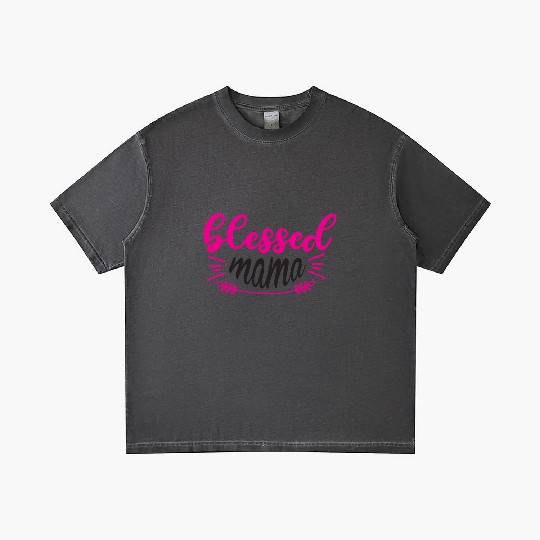 Blessed Mom Gradient T Shirts