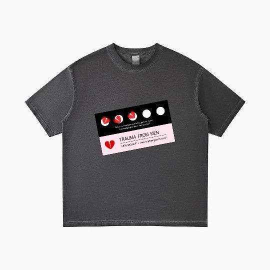 Trauma From Men Loyalty Card Gradient T Shirts