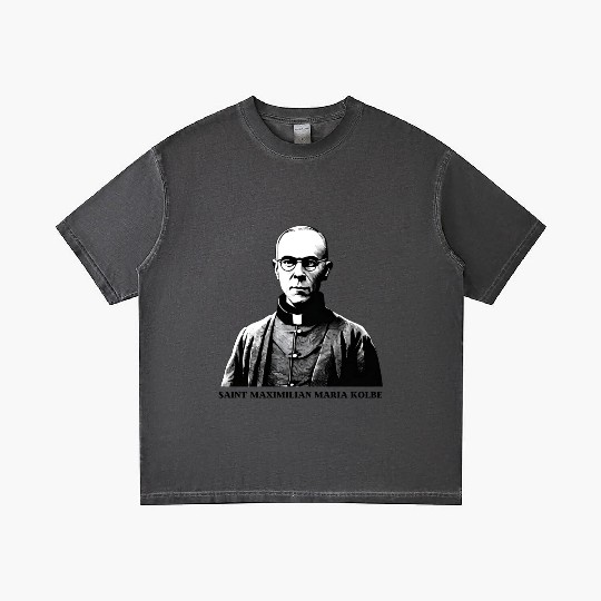 Saint Maximilian Maria Kolbe Gradient T Shirts