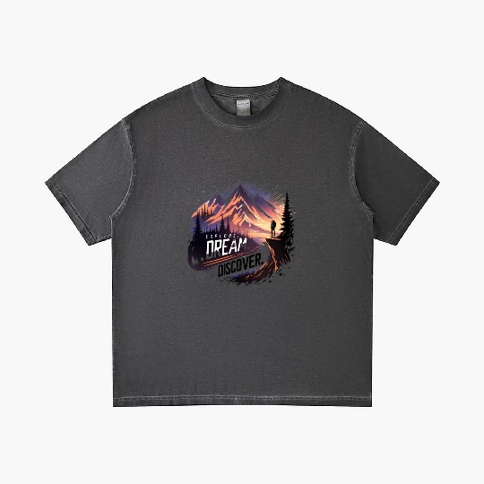 "Horizon Explorer: Embrace the Journey" Gradient T Shirts