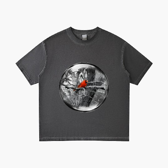 Life in a Bubble Collection -Contrasting Cardinal Gradient T Shirts