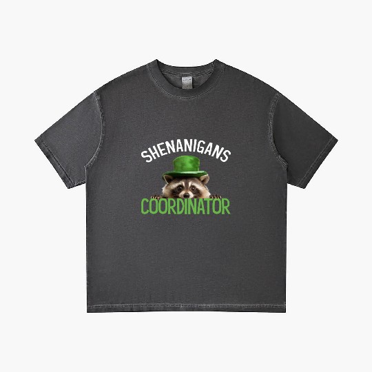 Shenanigans Coordinator Cute Raccoon Funny Gradient T Shirts